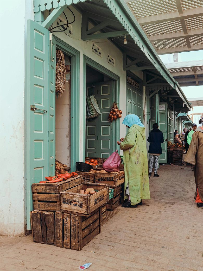 Scène de vie dans la médina de Rabat - Maroc
