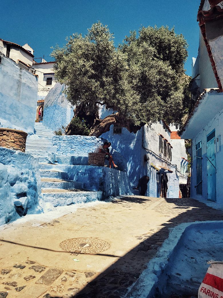 Rue de Chefchaouen - Maroc