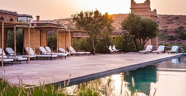 Kasbah Beldi - Piscine - Lac de Lalla Takerkoust - Maroc