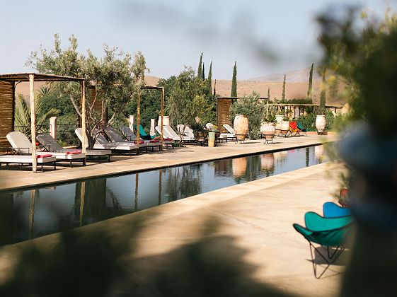 Kasbah Beldi - Piscine - Lac de Lalla Takerkoust - Maroc