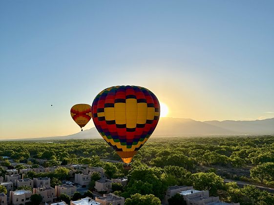 Credit Luisa Schiessl, montgolfière Albuquerque hot air balloon