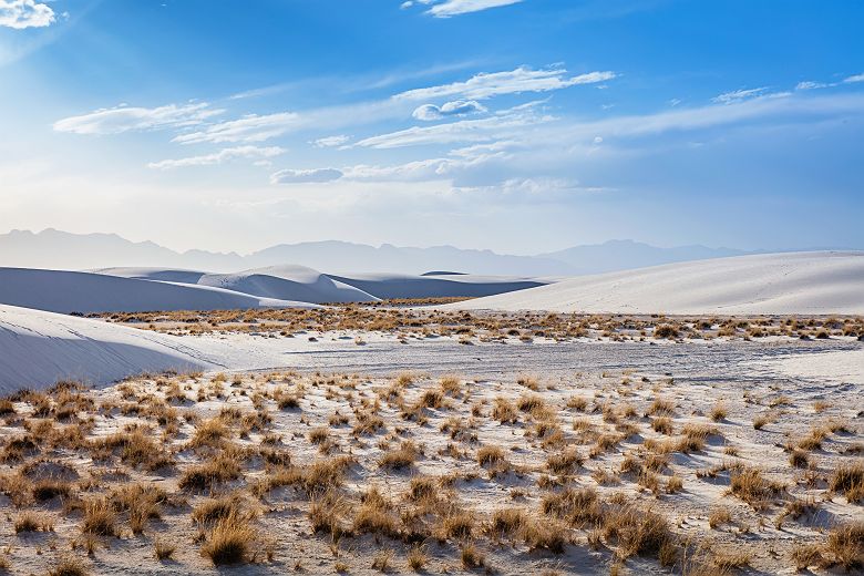 Désert de sable blanc du Nouveau Mexique, Etats-Unis