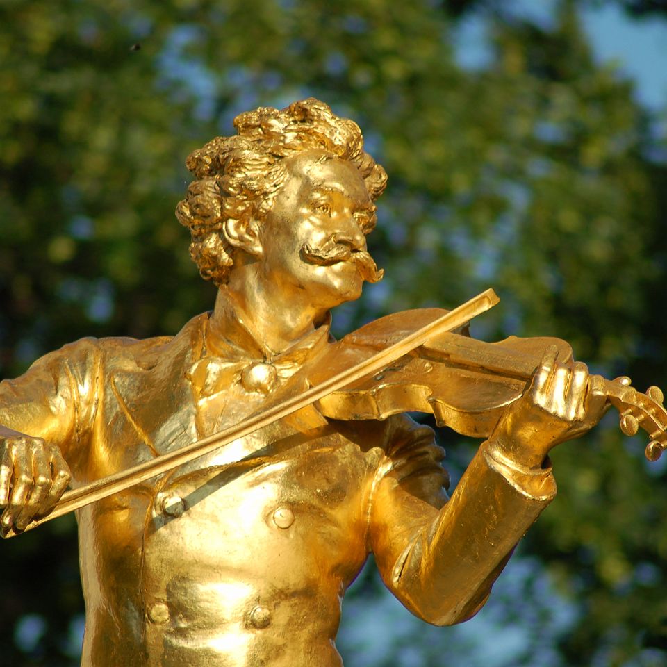 Monument Johann-Strauss à Vienne - Autriche