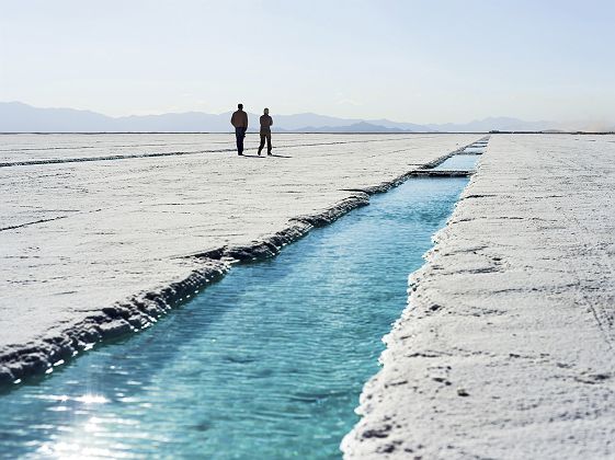 Couple à Salinas Grandes - Argentine