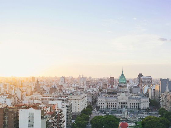 Vue en hauteur de Buenos Aires - Argentine