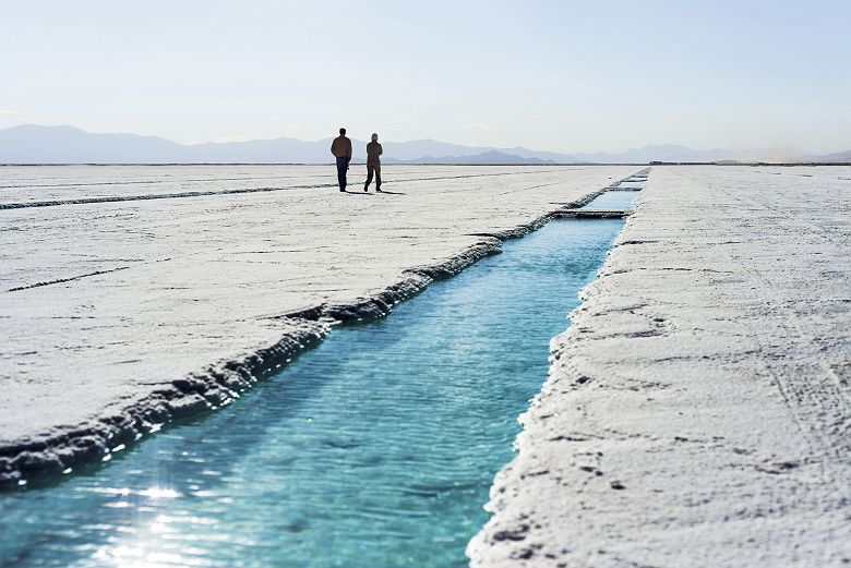 Couple à Salinas Grandes - Argentine