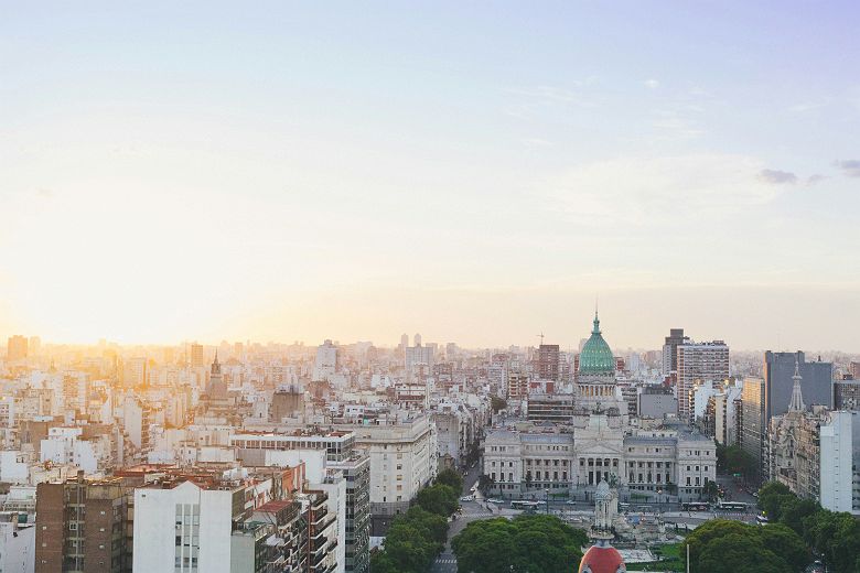Vue en hauteur de Buenos Aires - Argentine