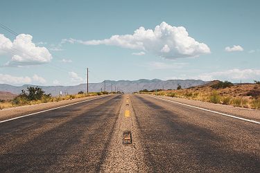 Route en Californie