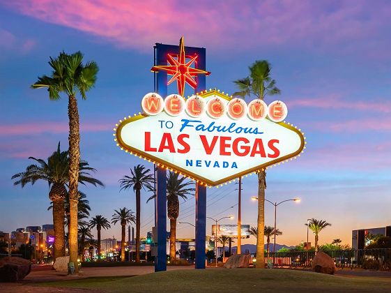 Panneau welcome to las vegas
