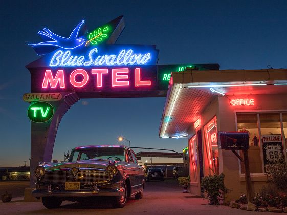 Blue swallow motel - Tucumcari @New Mexico True