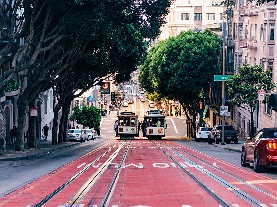 Tram de Powell Street, San Francisco - Etats-Unis