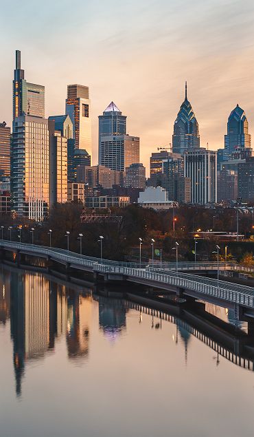 Vue sur la ville de Philadelphie - Etats-Unis