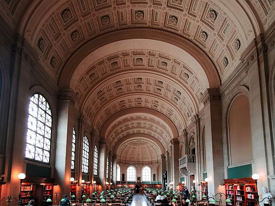 Bibliothèque publique de Boston - intérieur