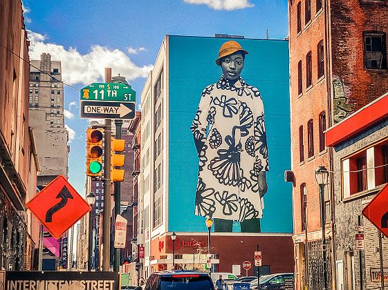 Mural Street art fresque 