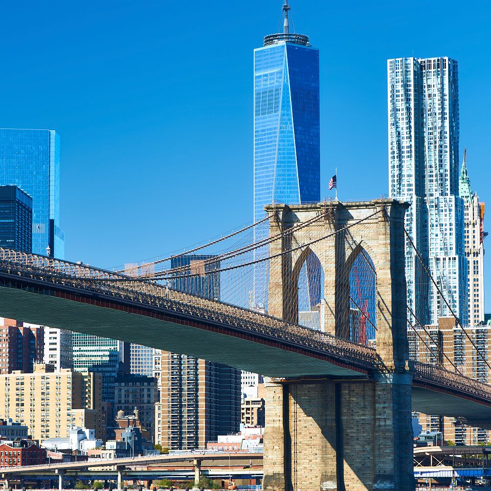 Brooklyn Bridge à New York aux Etats Unis