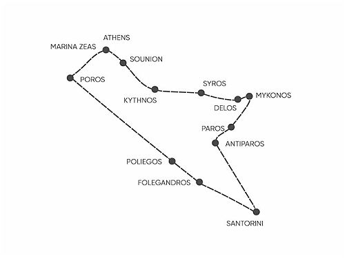 Carte Muses des Cyclades