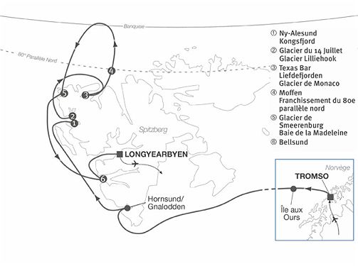 Carte Sptizber Univers Nordique