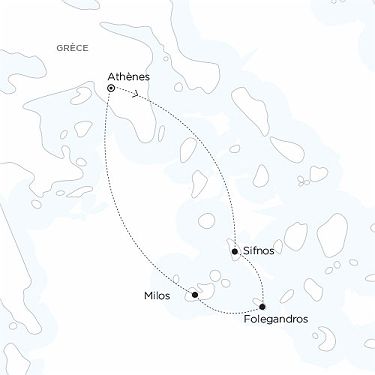 CARTE - Les Cyclades, la confession des îles