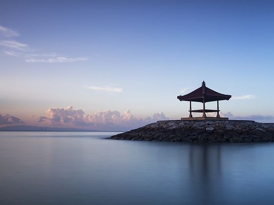 Indonésie - Vue sur la plage Sanur à Karang