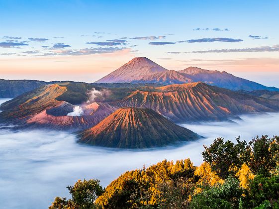 Vue sur le parc national de Bromo Tengger Semeru, Java - Indonésie