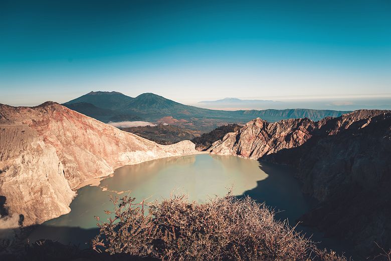 Cratère du volcan Kawah Ijen, Java - Indonésie