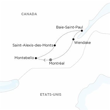 Carte QUEBEC en famille