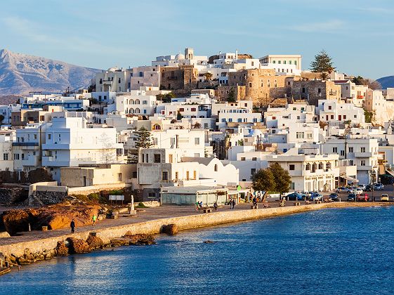 Grèce - Vue sur l'île Naxos, les Cyclades