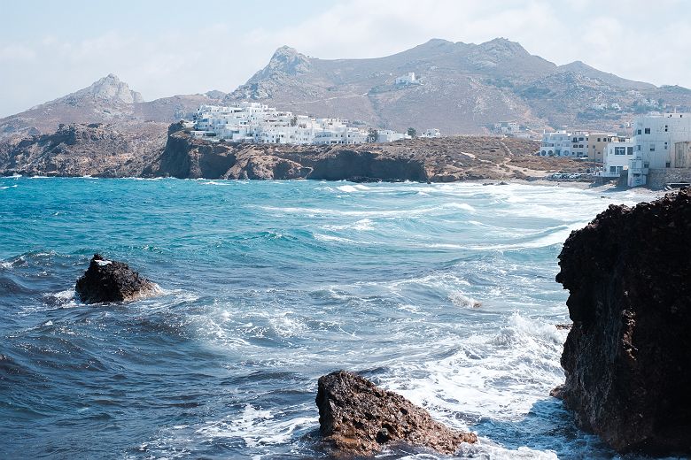Grèce - Vue sur l'île Naxos, les Cyclades