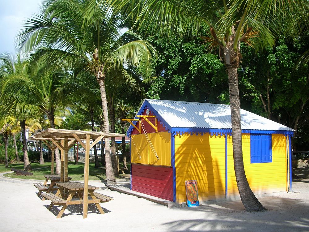 Cabane Antillaise plage des Saintes - Guadeloupe