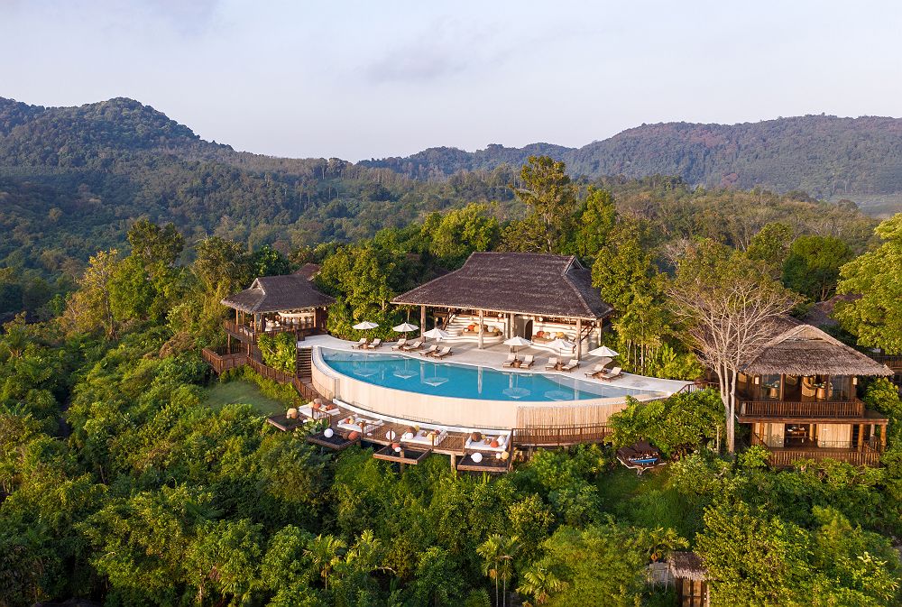 Six Senses Yao Noi - the hilltop aerial view 3