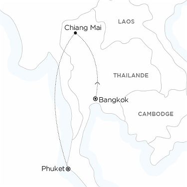 Carte THAILANDE Le pays du sourire dans votre assiette