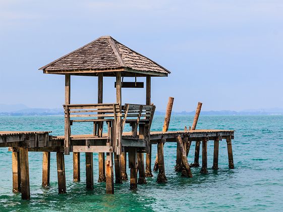 Ponton à Ko Samet - Thaïlande