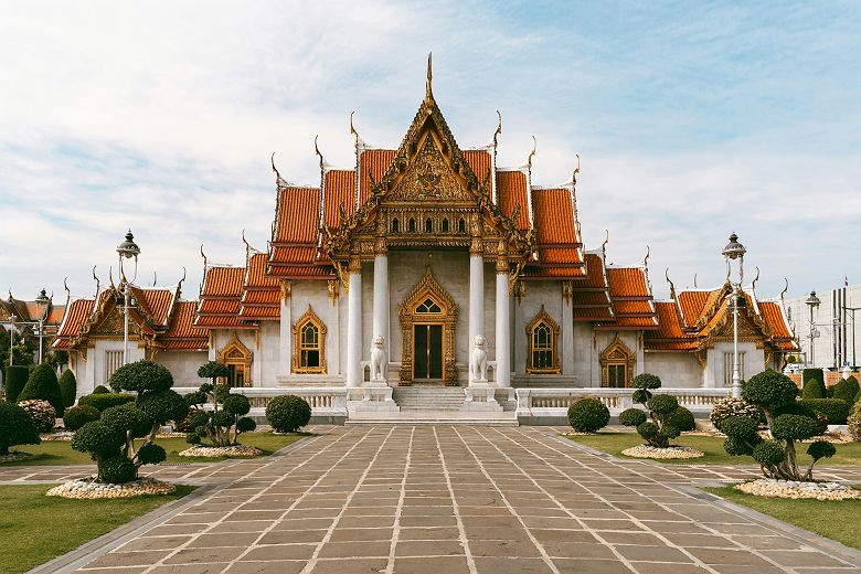Le temple de marbre à Bangkok - Thaïlande