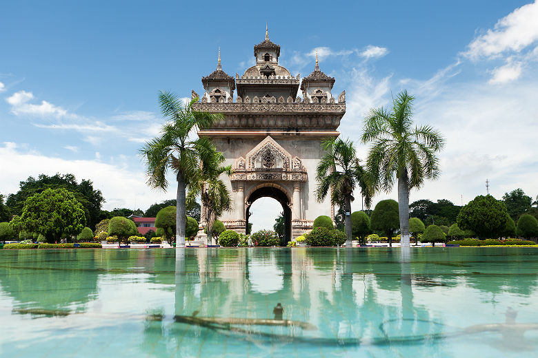 Patuxai (porte de la victoire), Vientiane - Laos