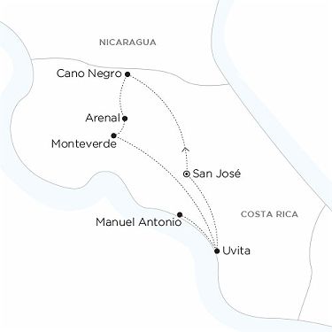carte costa rica biodiversite 2025