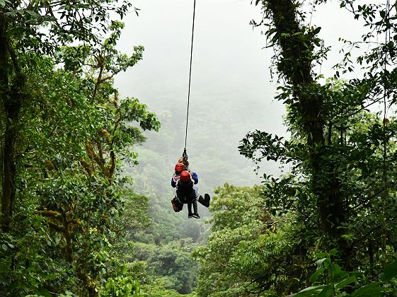 Parcours tyrolienne - Monteverde