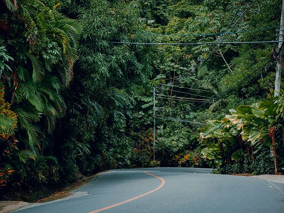 Route au Costa Rica