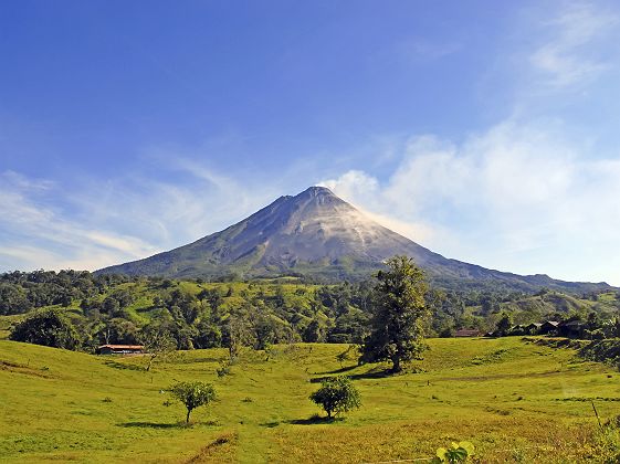 Costa Rica - Vue sur le volcan Arenal