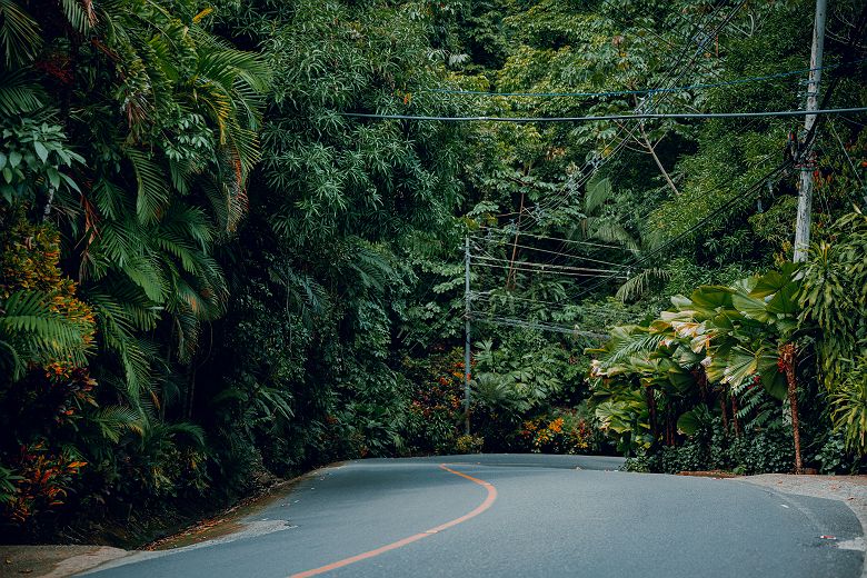 Route au Costa Rica