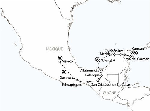 Carte - Panorama Mexicain