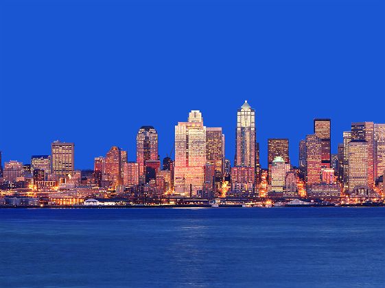 Panorama de Seattle, Etats Unis