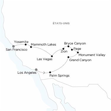 Carte USA conquête ouest 2023