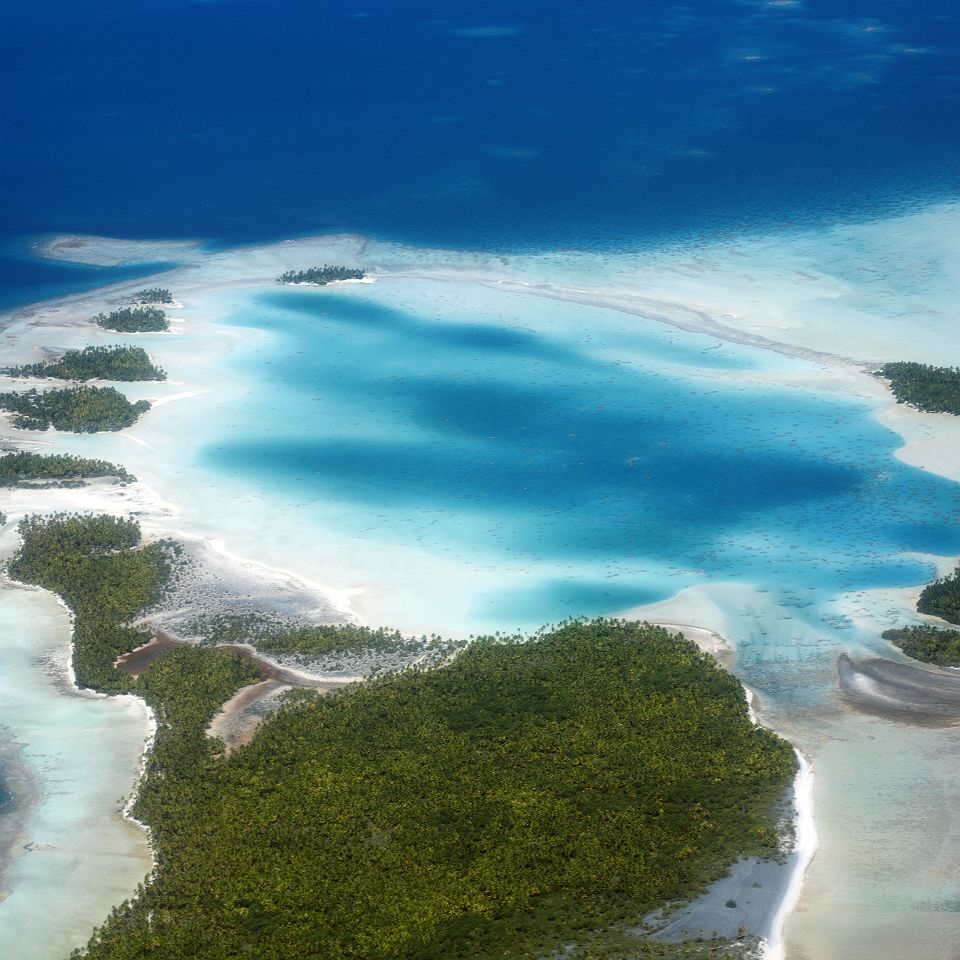 Atoll Rangiroa, archipel des Tuamotu - Polynésie