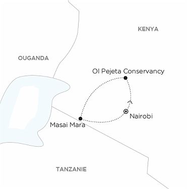 Carte Kenya junior safari