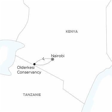 carte Kenya out of africa
