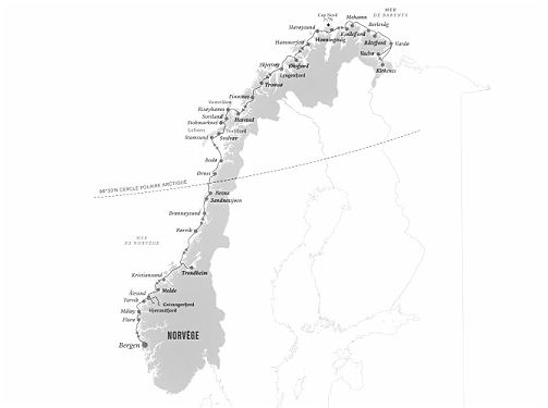 Carte Alaska et Colombie-Britannique Paradis Sauvages