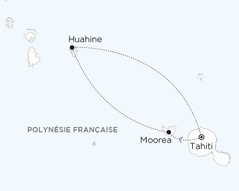 Carte Polynésie perles du pacifique