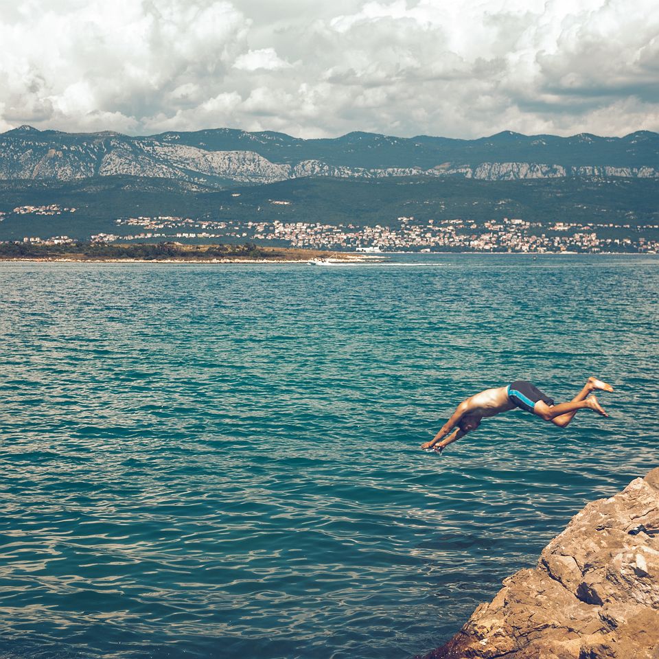 Plongeon - Île de Krk