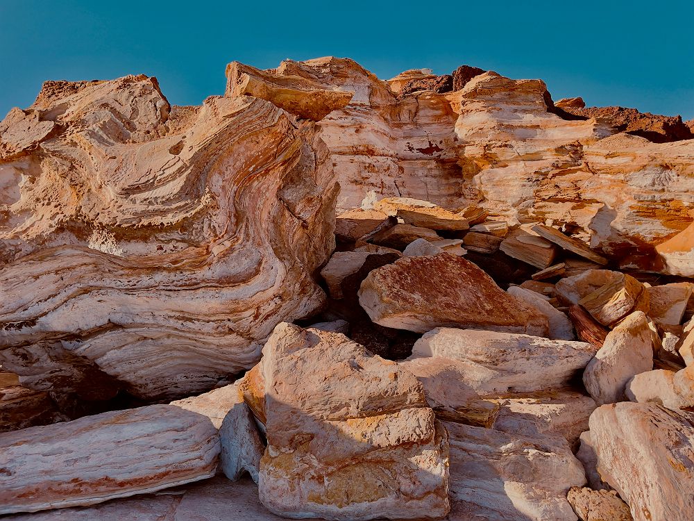 Rocher, Broome, Australie,