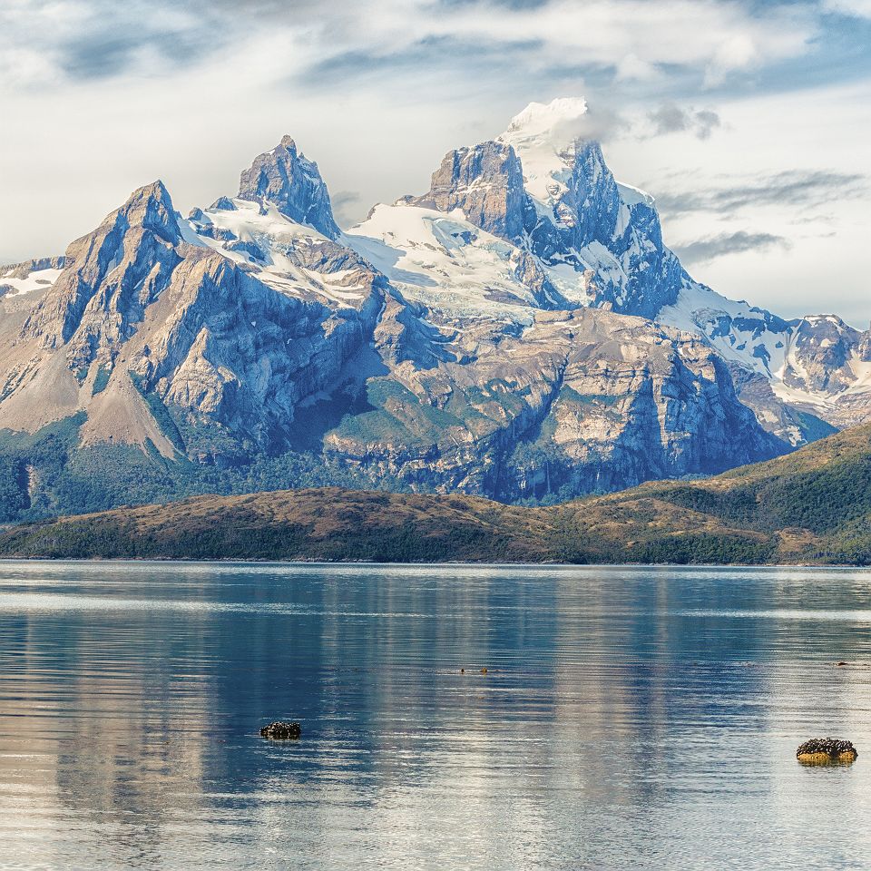 Glacier Aguila dans le Fjord Agostini - Chili